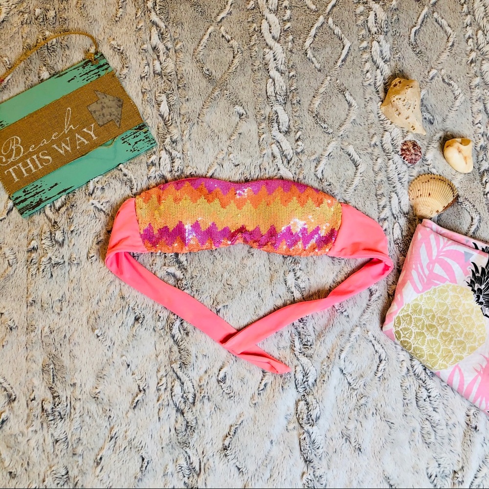 VS sequins bikini top 💖✨